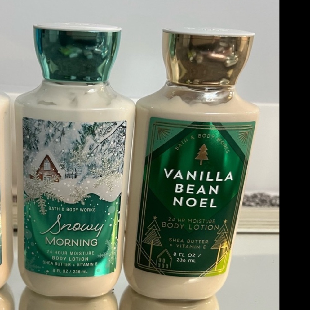NWT 2- Bath and body works full size lotions - winter package